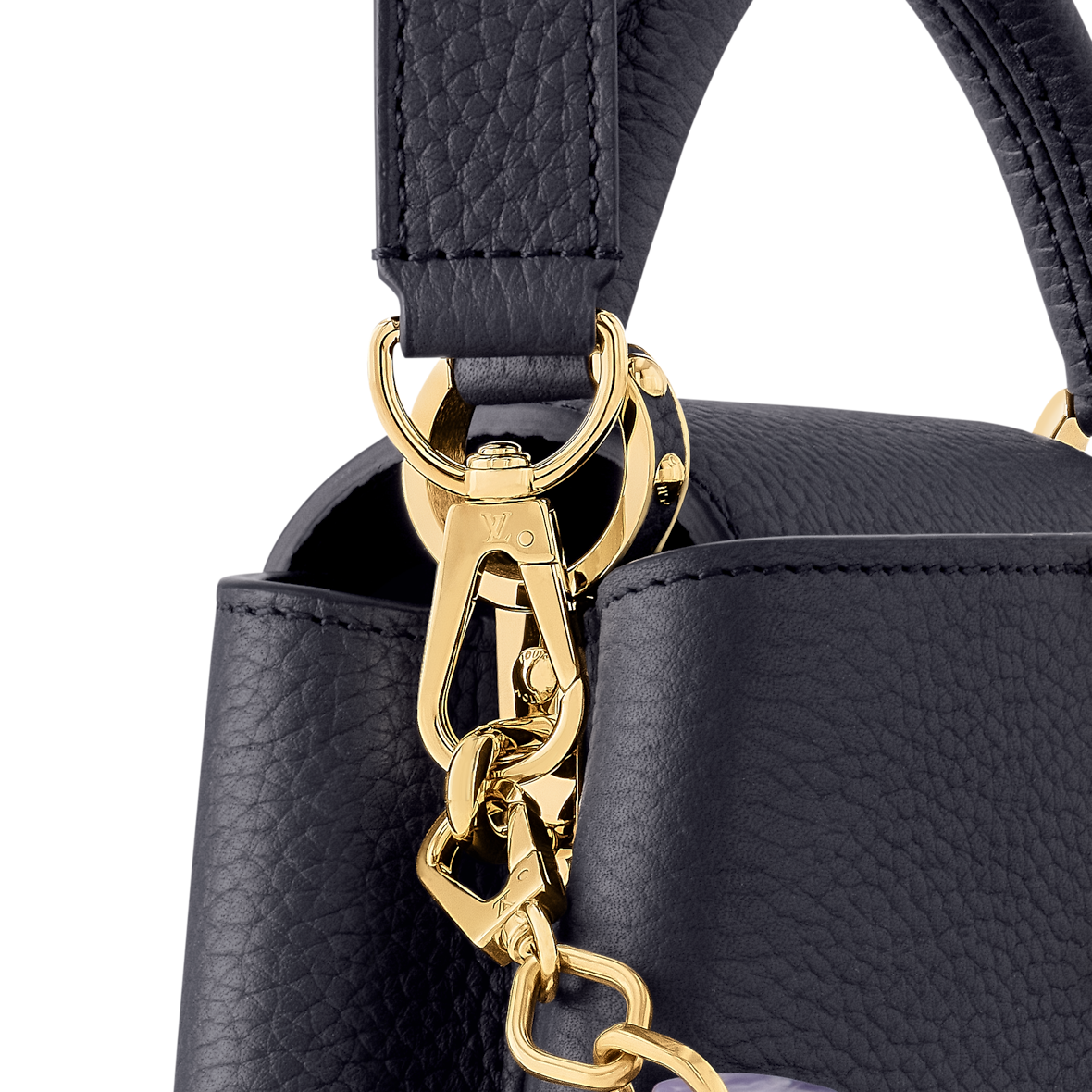 Sac Capucines Mini - LV - Noir/Doré