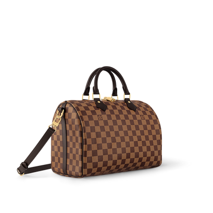 Sac Speedy Bandoulière 30 - LV - Marron clair
