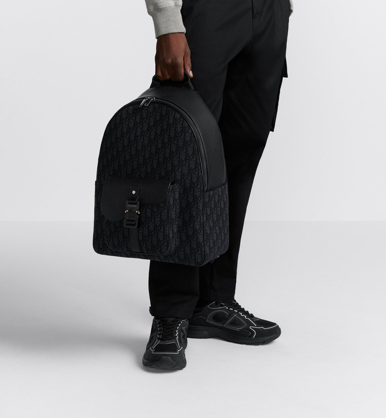 Sac à dos zippé Saddle - Dior - Noir