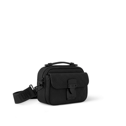 Sac messenger S Lock - LV - Noir