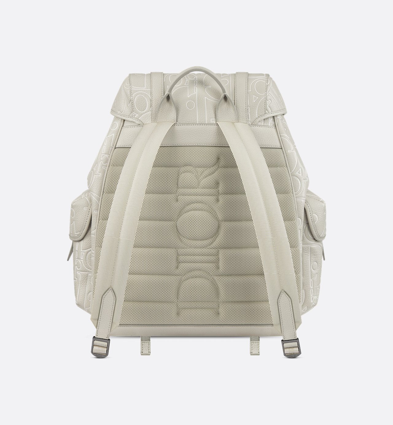 Sac à dos à rabat Dior Hit The Road - Blanc
