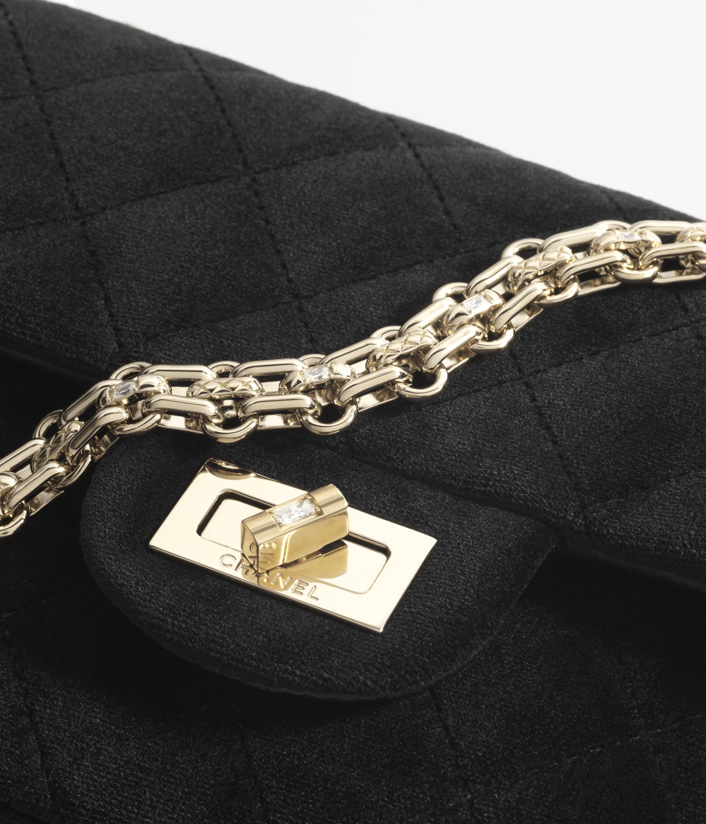 MINI SAC 2.55 CHANEL NOIR