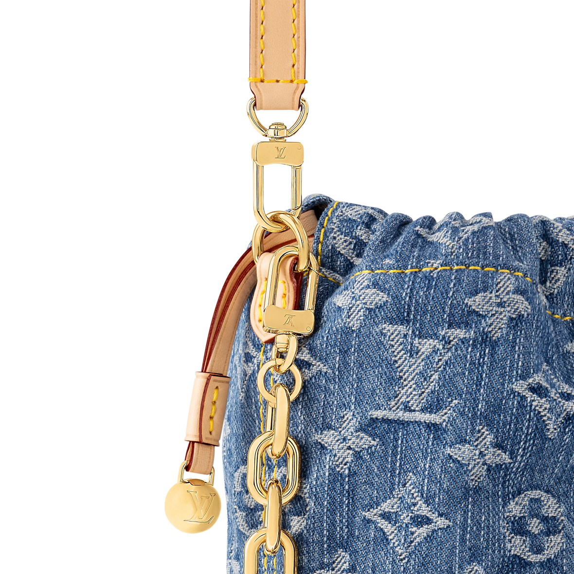 Sac Nano Noé - LV - Bleu jeans