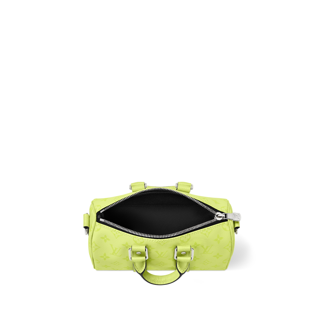 Sac Keepall Bandoulière 25 - LV - Vert fluo