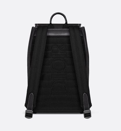 Sac à dos à rabat Saddle - Dior - Full Black