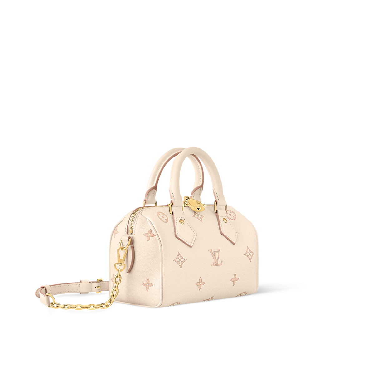Sac Speedy Bandoulière 20 - LV - Blanc/Rose