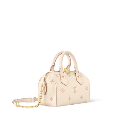 Sac Speedy Bandoulière 20 - LV - Blanc/Rose