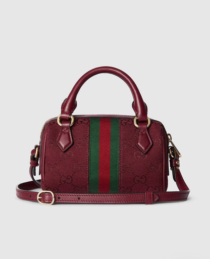 Sac Boston GG Ophidia mini format - Rouge