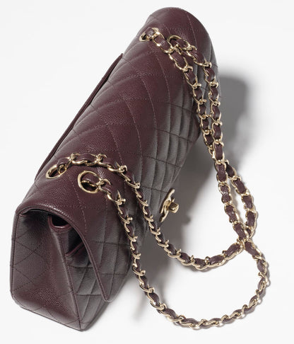 SAC CLASSIQUE 11.12  - CHANEL - Rouge bordeau