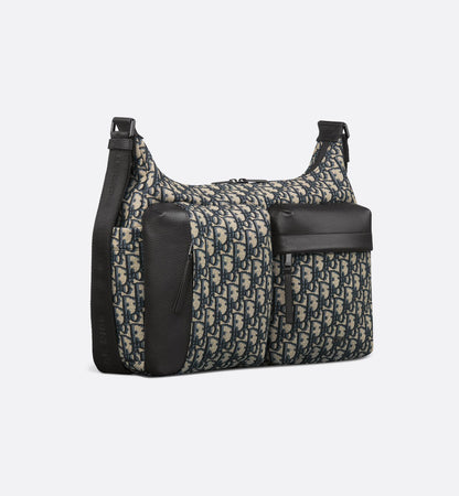 Sac Hobo Rider Soft Medium Dior - Noir Beige