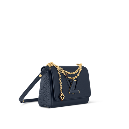 Sac Twist MM Slim - LV - Bleu nuit
