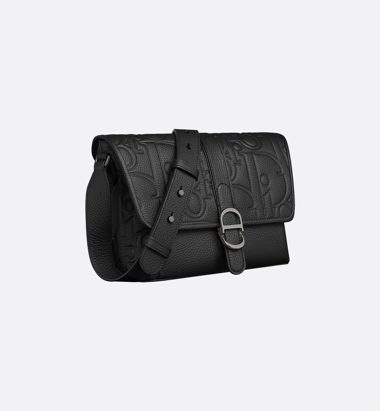 Sac Messenger à rabat Dior Daily Medium - Noir