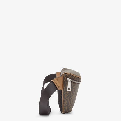 Sac banane Fendi Diagonal - Marron