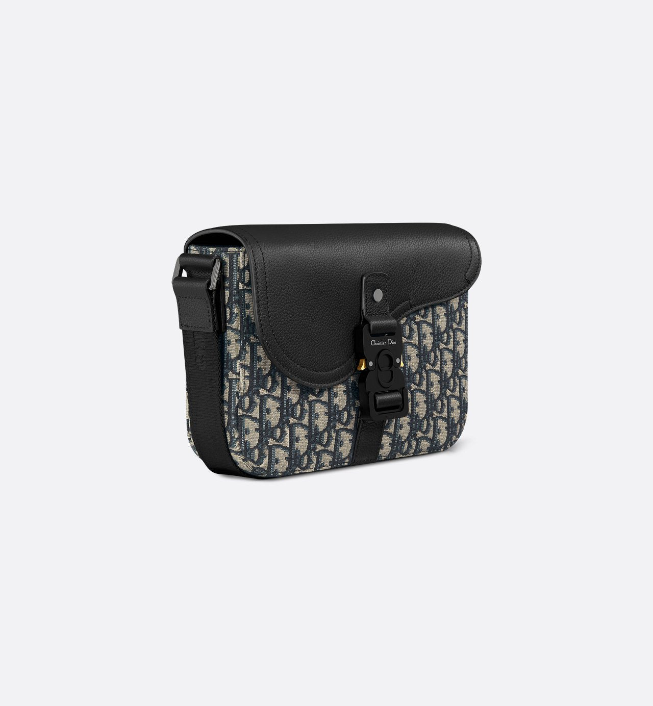 Sac Messenger à rabat Saddle Small Dior - Beige Noir