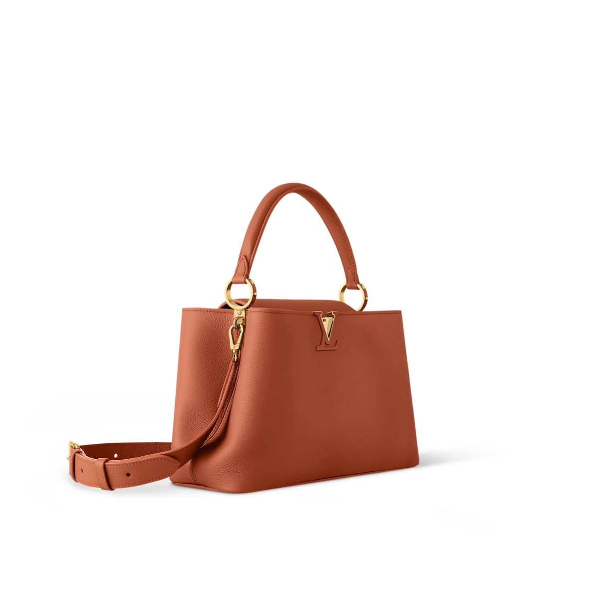 Sac Capucines MM Souple - LV - Marron terre cuite