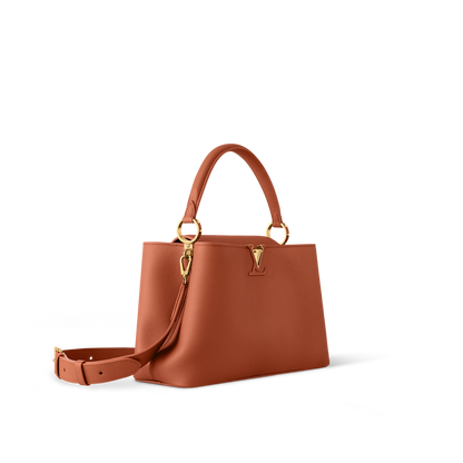 Sac Capucines MM Souple - LV - Marron terre cuite
