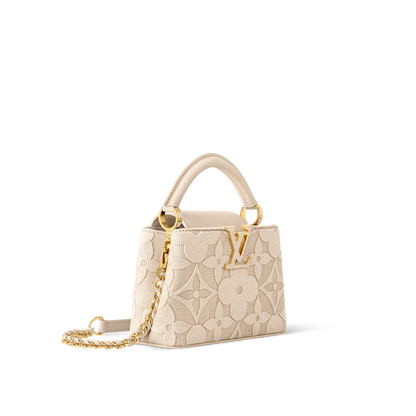 Sac Capucines Mini - LV - Blanc cassé