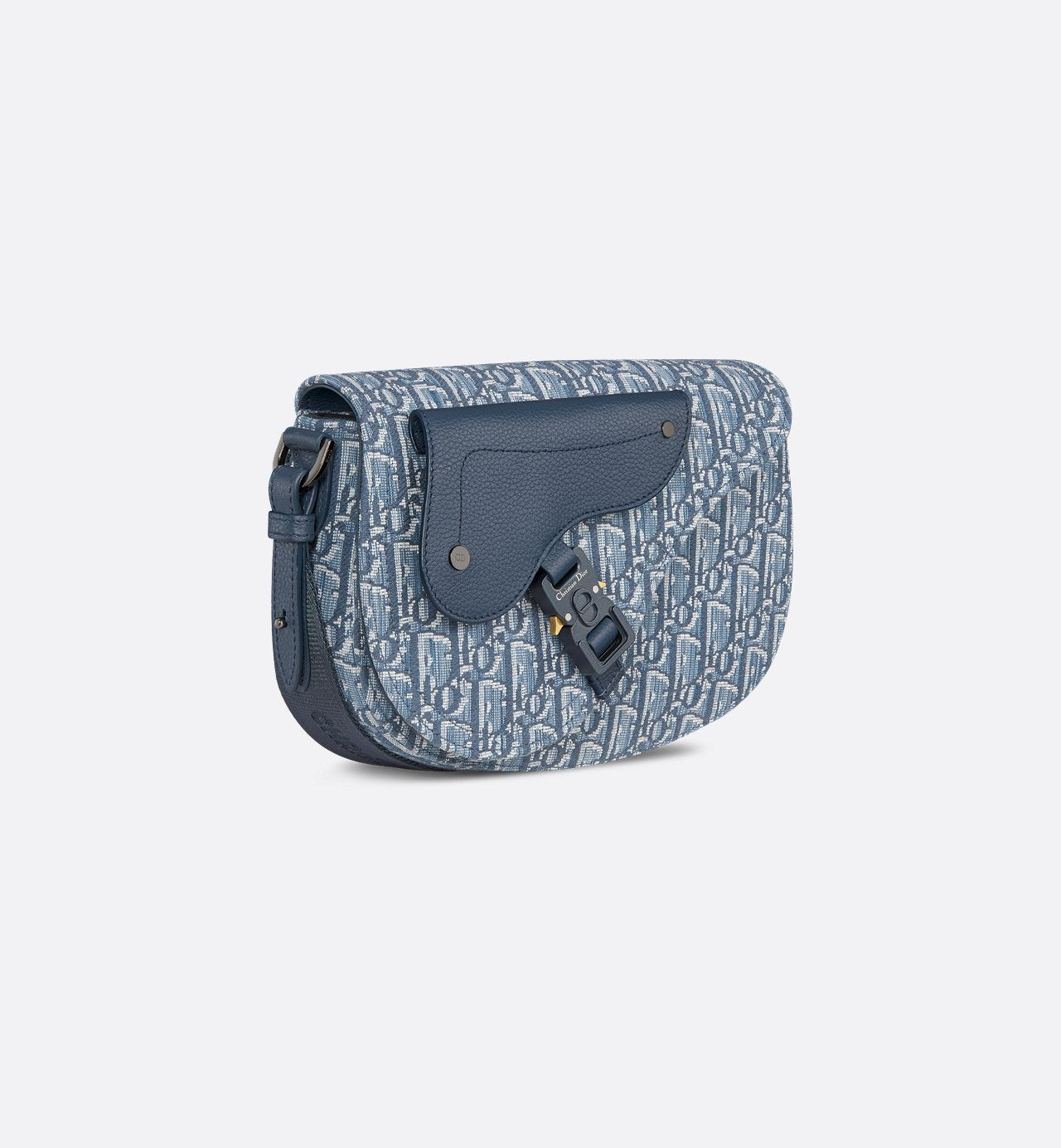 Sac Messenger Saddle Dior - Bleu ciel