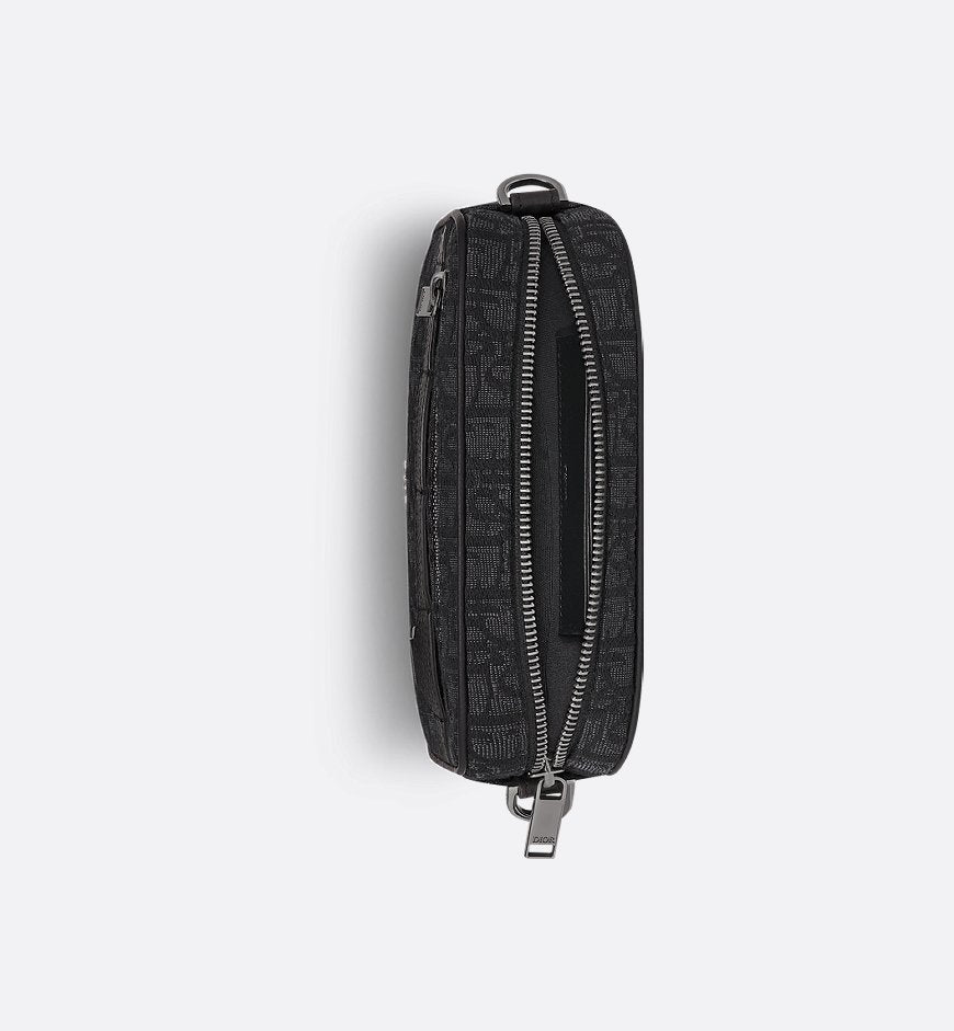 Sac bandoulière Mini Safari Dior - Noir