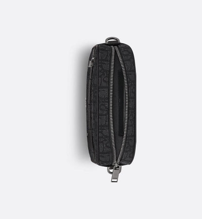 Sac bandoulière Mini Safari Dior - Noir