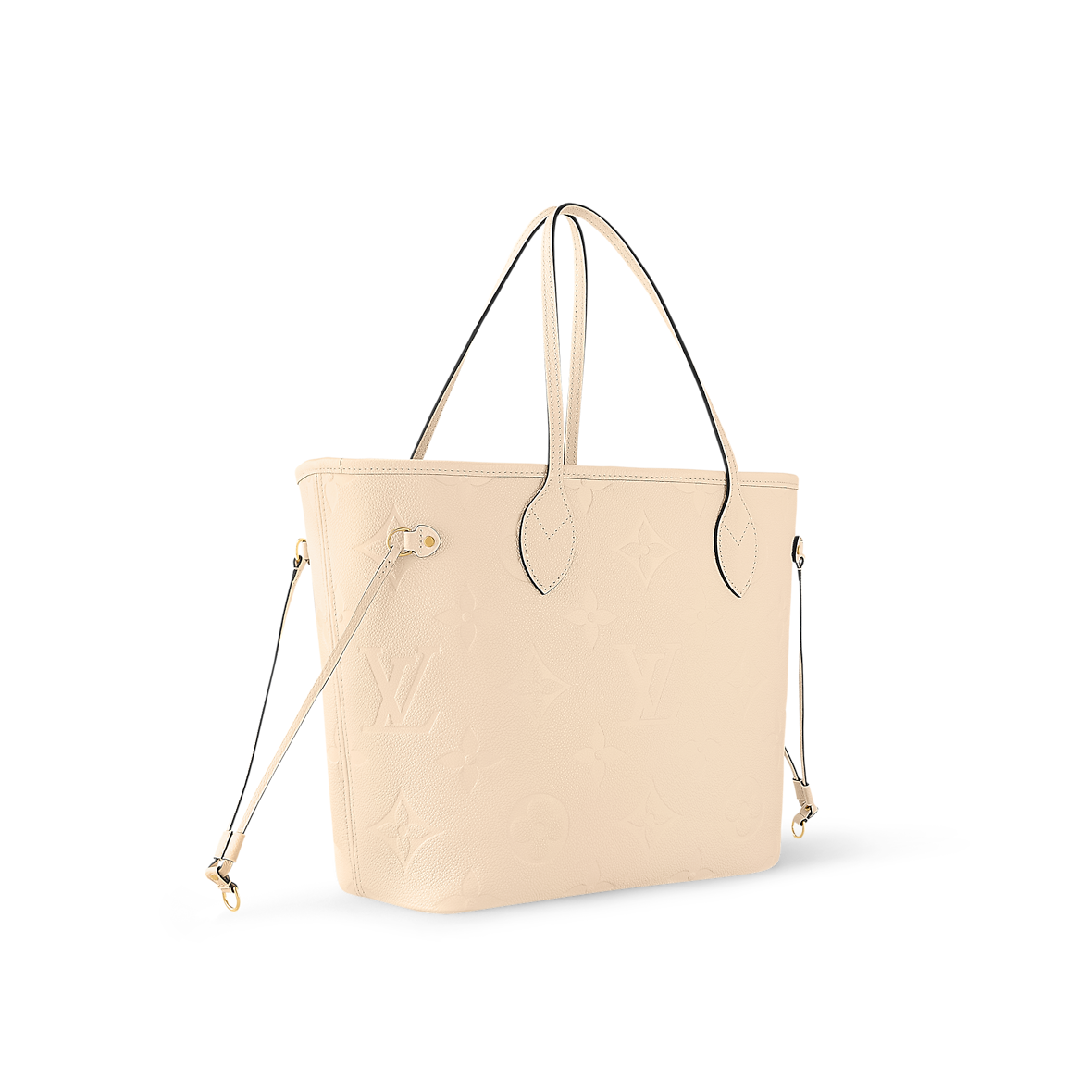 Sac Neverfull MM- LV - Blanc cassé