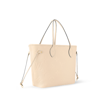 Sac Neverfull MM- LV - Blanc cassé