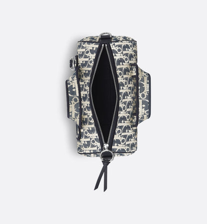 Sac Messenger zippé Dior - Blanc