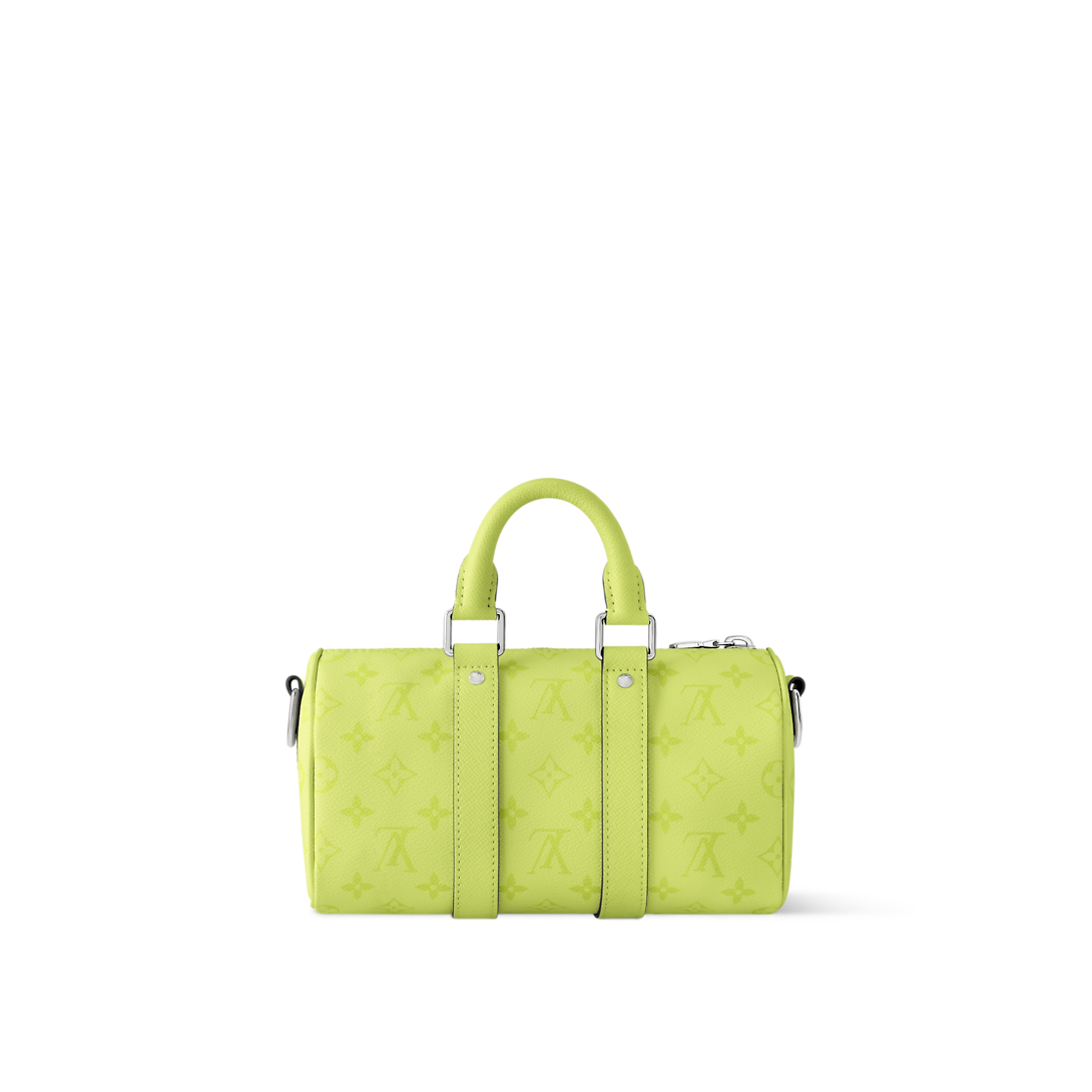 Sac Keepall Bandoulière 25 - LV - Vert fluo