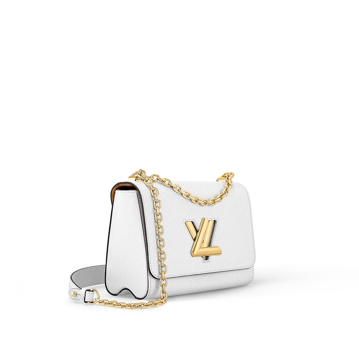 Sac Twist MM - LV - Blanc