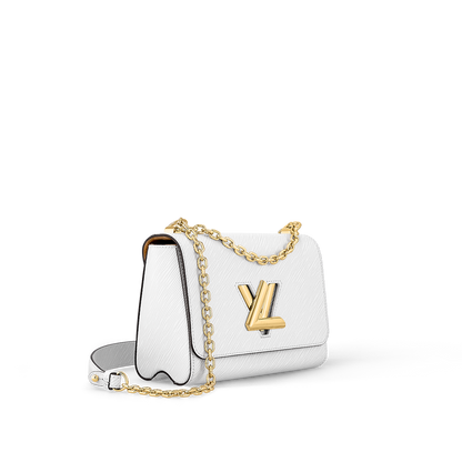 Sac Twist MM - LV - Blanc
