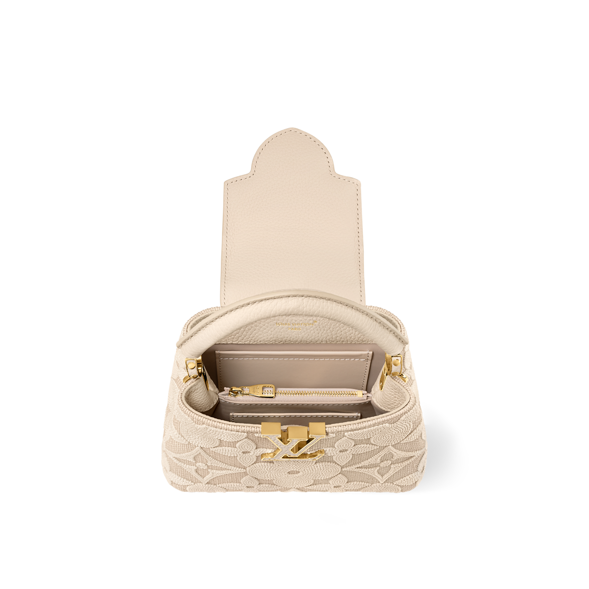 Sac Capucines Mini - LV - Blanc cassé