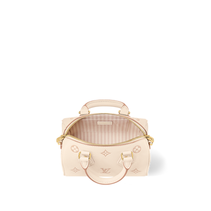 Sac Speedy Bandoulière 20 - LV - Blanc/Rose