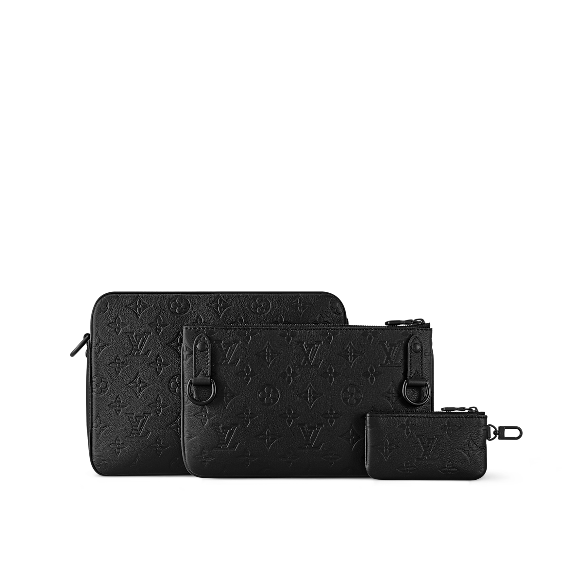 Sac Trio Messenger - LV - Full Black