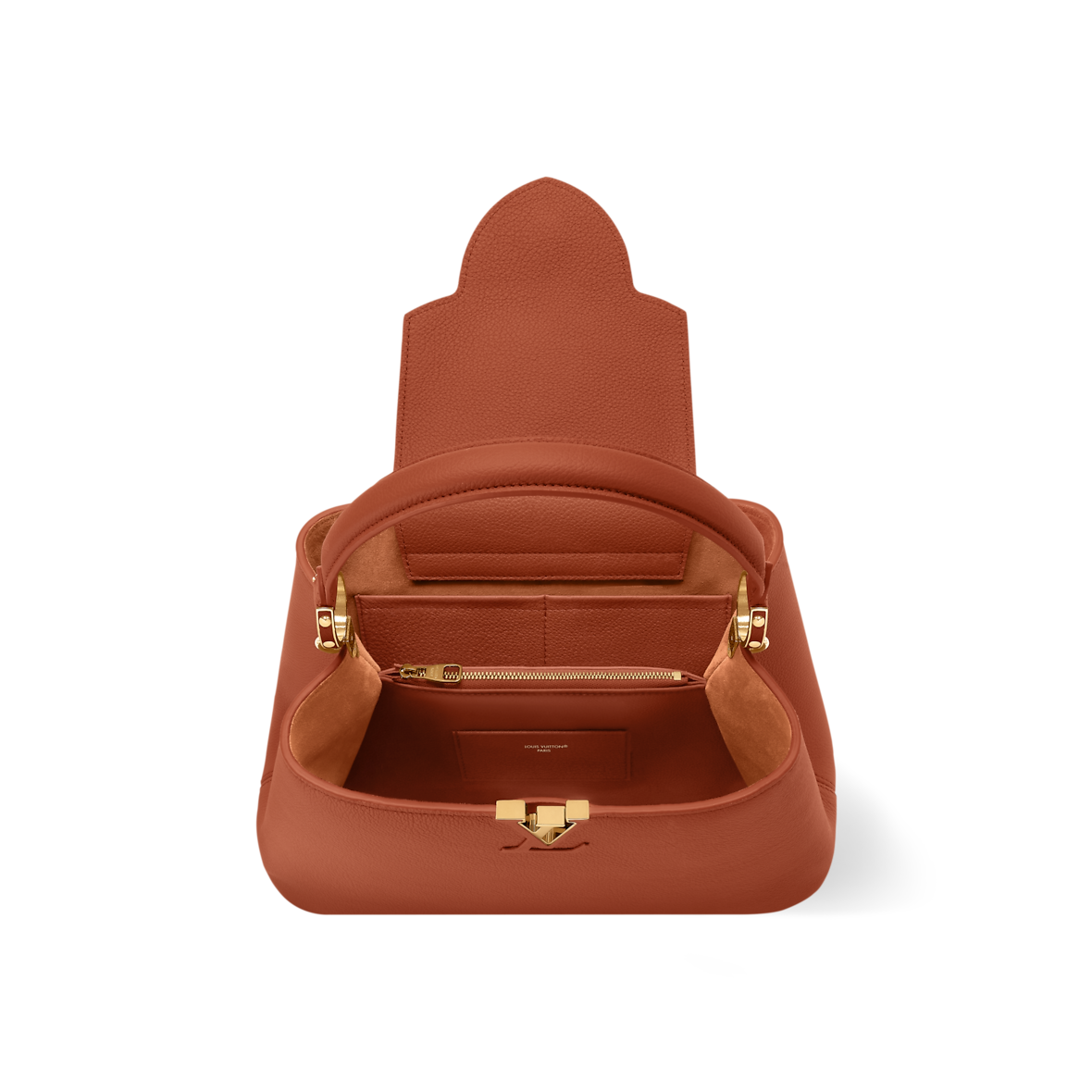 Sac Capucines MM Souple - LV - Marron terre cuite
