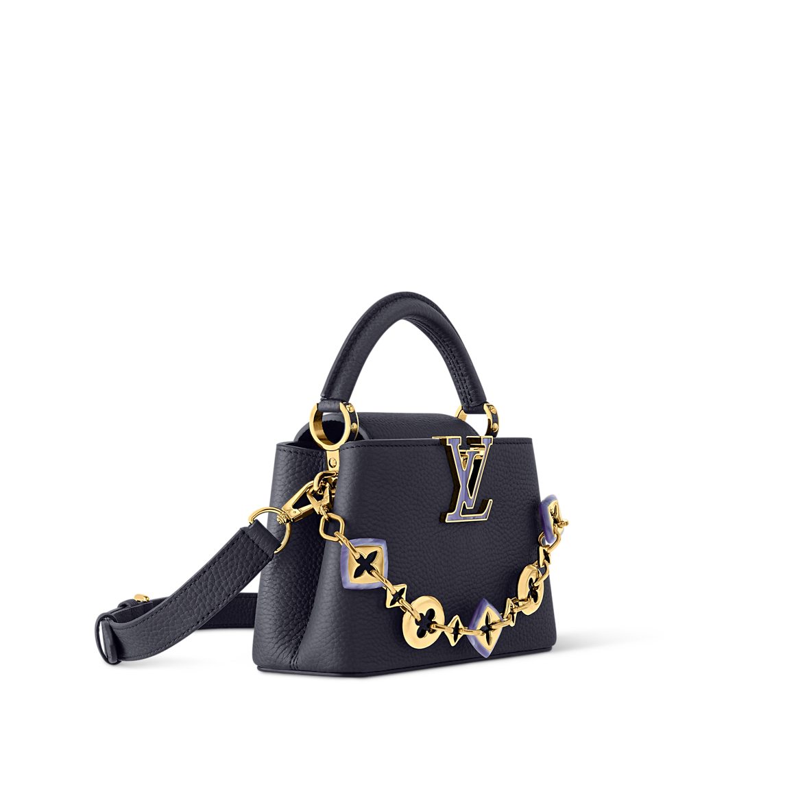 Sac Capucines Mini - LV - Noir/Doré