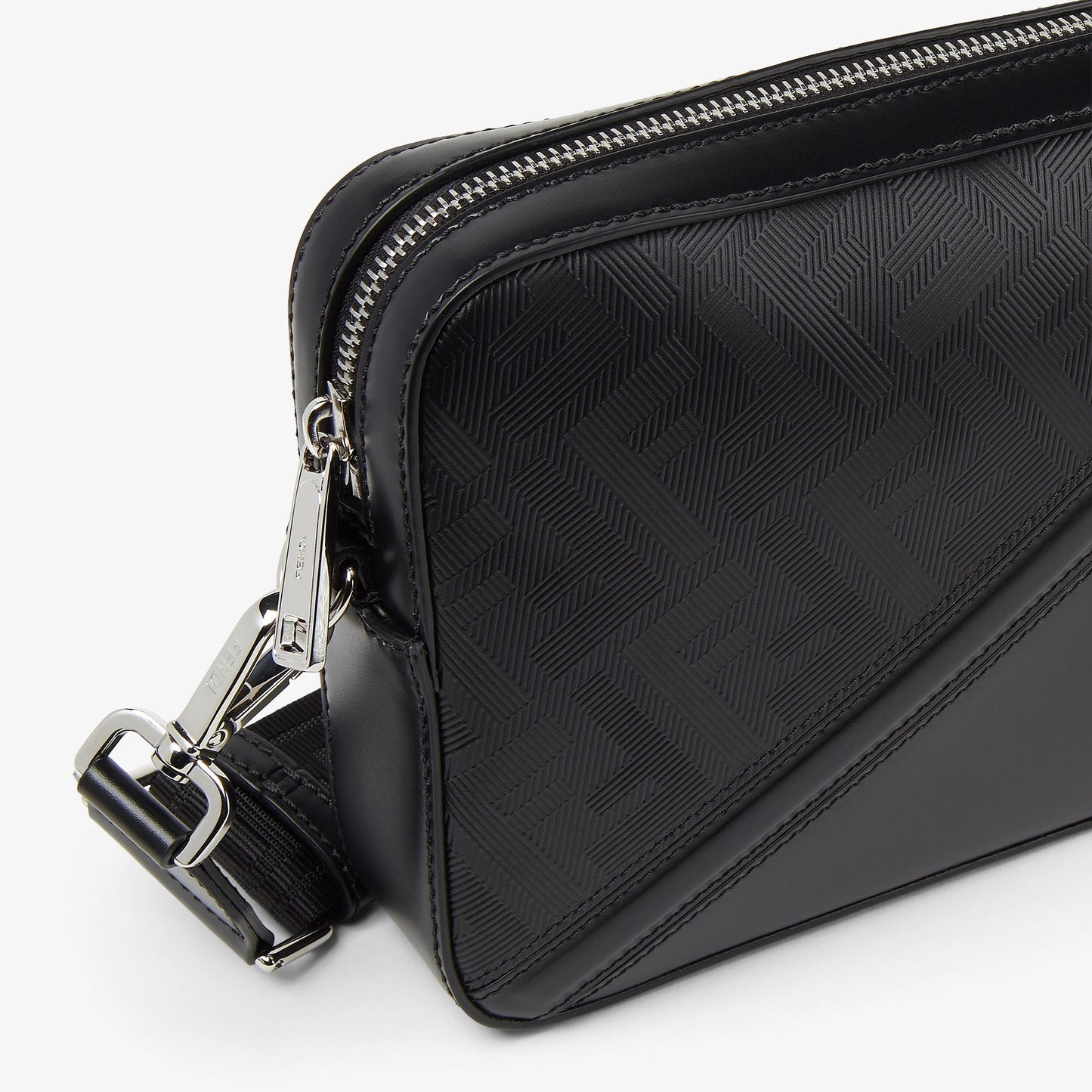 Sac Camera Fendi Diagonal - Noir