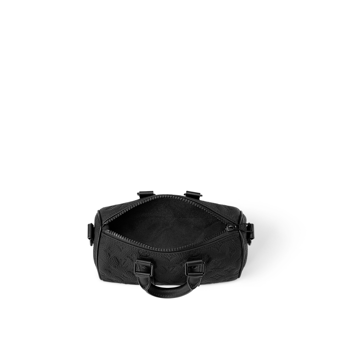 Sac Keepall Bandoulière 25 - LV - Noir cuir