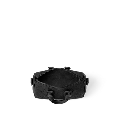 Sac Keepall Bandoulière 25 - LV - Noir cuir