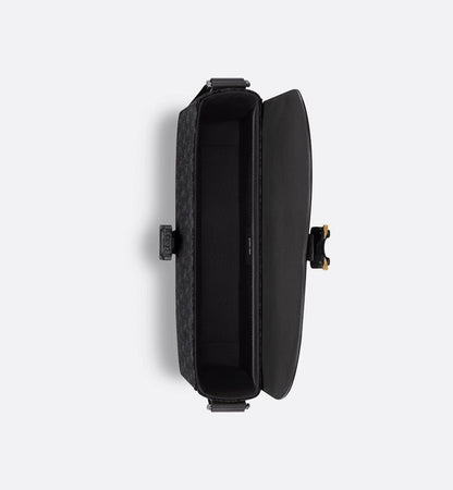 Sac Messenger à rabat Saddle Medium Dior - Noir