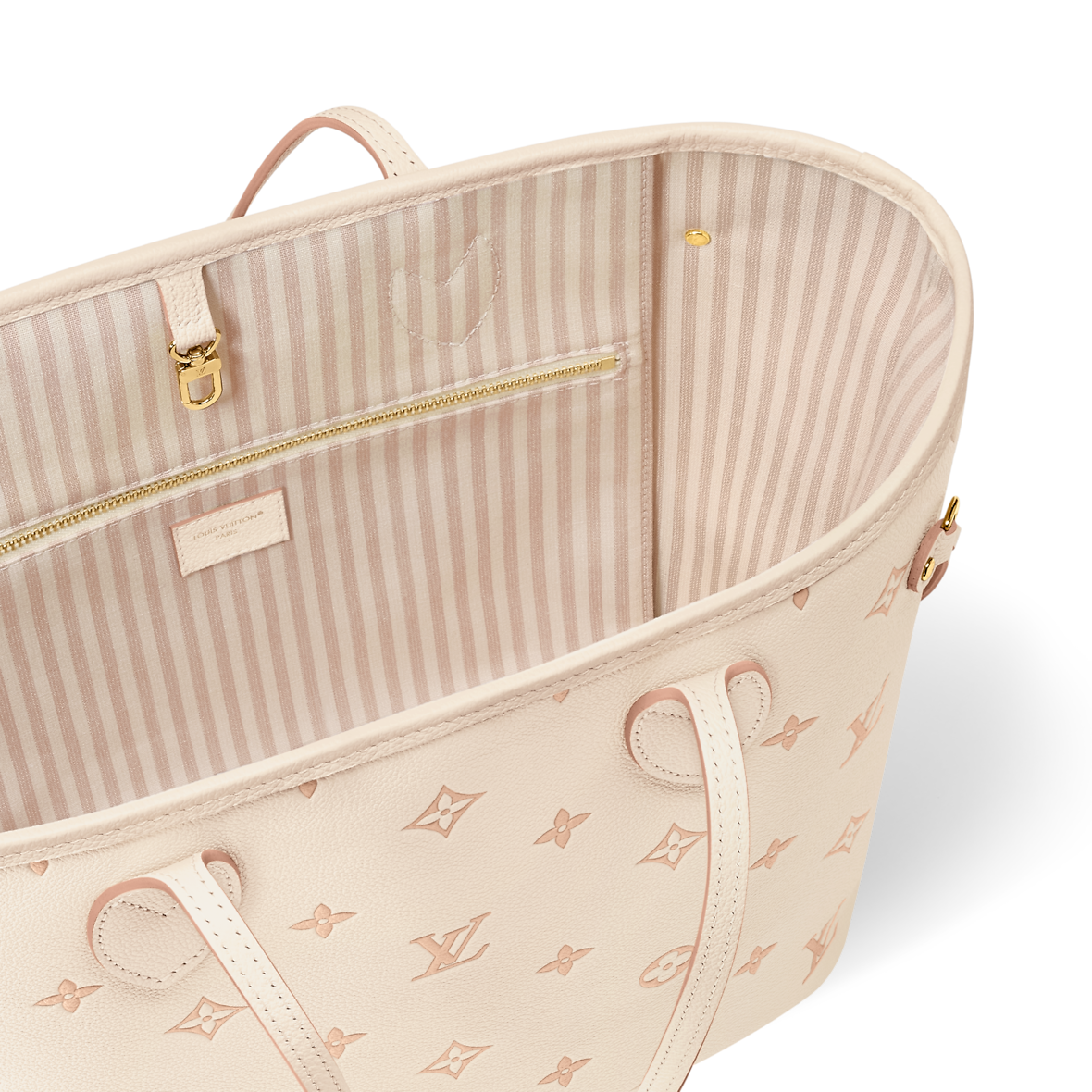 Sac Neverfull MM - LV - Beige/Rose