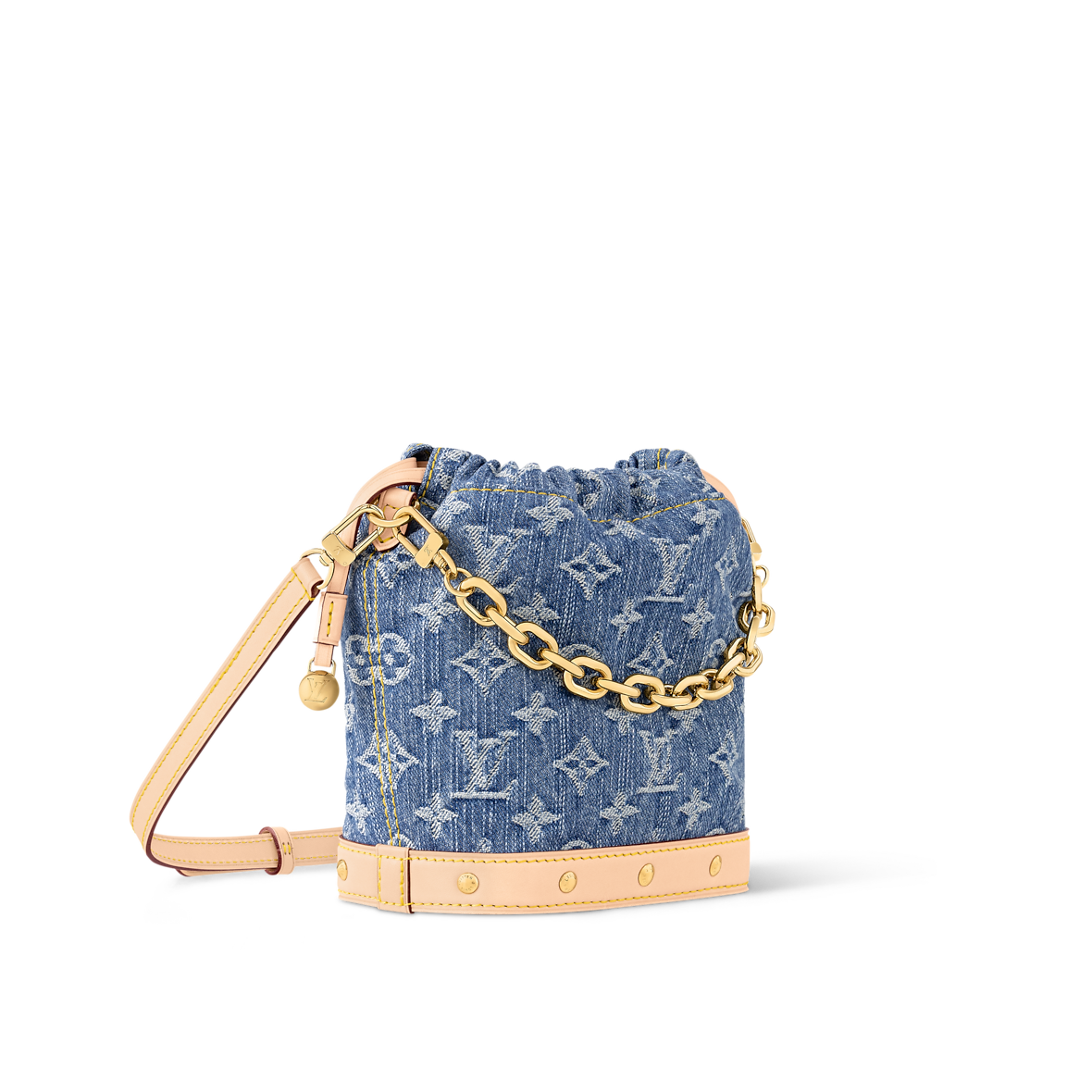 Sac Nano Noé - LV - Bleu jeans