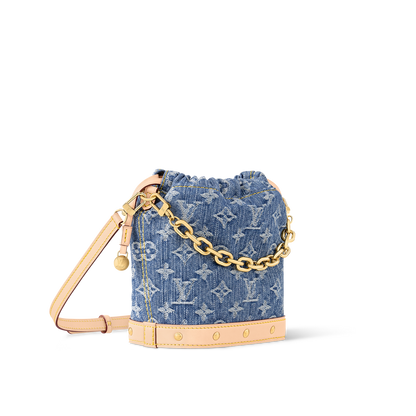 Sac Nano Noé - LV - Bleu jeans