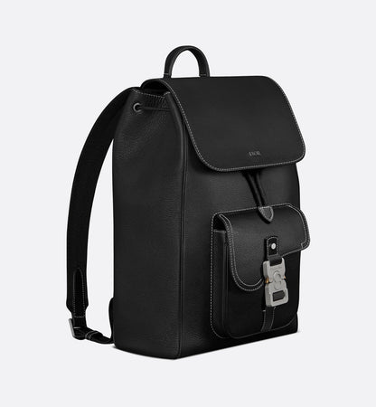 Sac à dos à rabat Saddle - Dior - Full Black