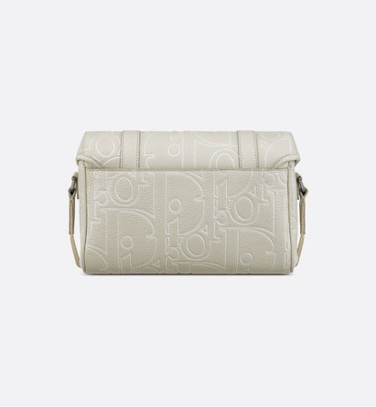 Sac Messenger à rabat Dior Hit The Road - Blanc