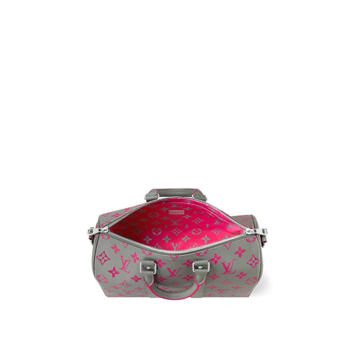 Sac Keepall Bandoulière 35 - LV - Gris Rose