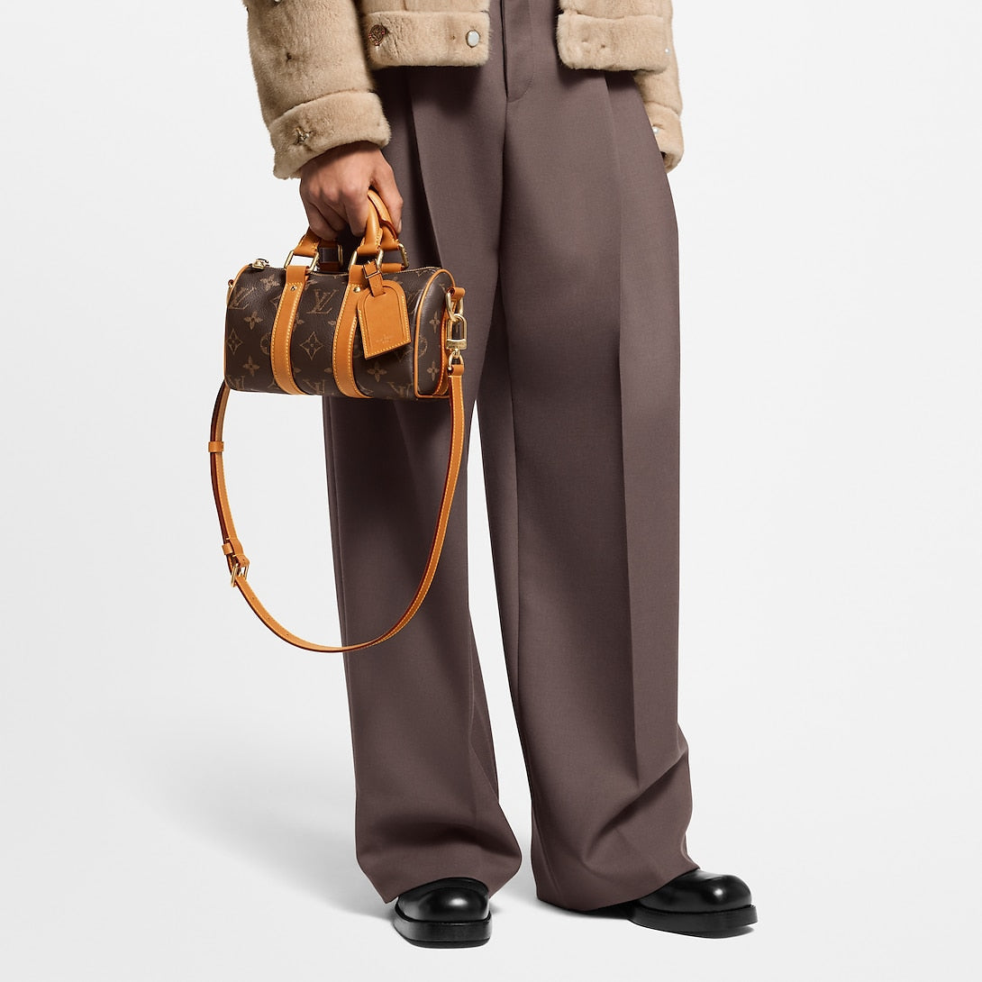 Sac Keepall Bandoulière 25 - LV - Marron Classic
