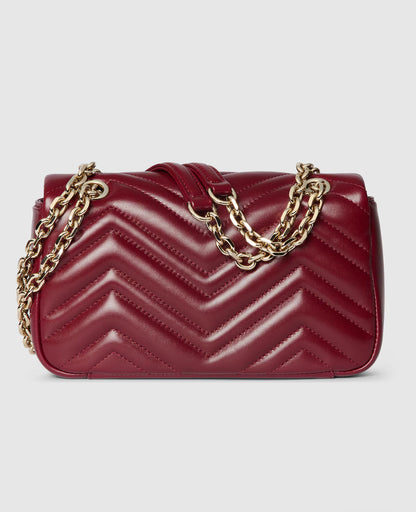 Sac à épaule GG Marmont petit format - Rouge