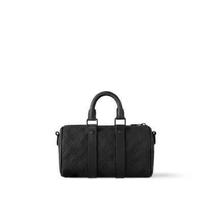 Sac Keepall Bandoulière 25 - LV - Noir cuir