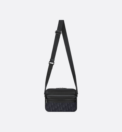 Sac Messenger zippé Rider 2.0 Dior - Noir