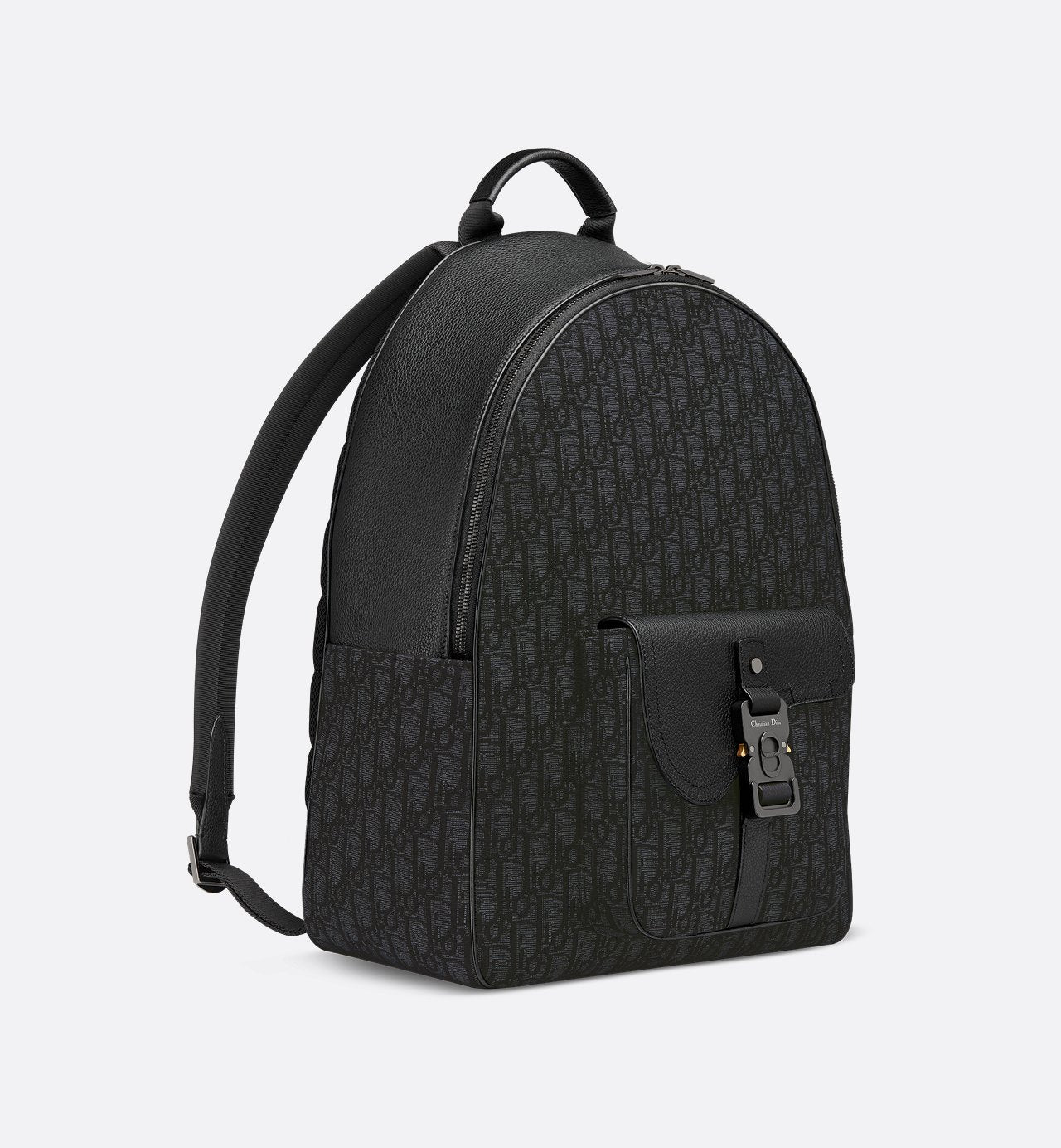 Sac à dos zippé Saddle - Dior - Noir